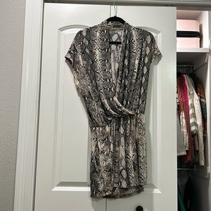 Snake Print Romper